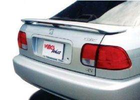 1996-2000 Honda Civic 4dr Factory Style Trunk Spoiler Wing w/LED - WW-960003L