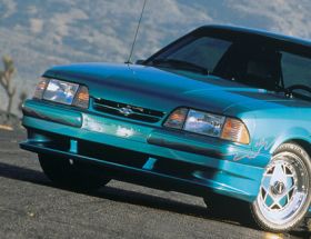 1987-1993 Ford Mustang 2dr 3dr Xenon Urethane Front Air Dam - XEN-5011
