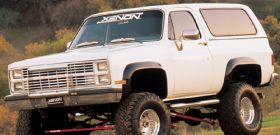 1981-1987 Chevy C/K C10 K10 2dr Xenon Urethane 4pc Fender Flare Kit - XEN-8400
