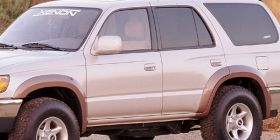 1996-2001 Toyota 4Runner 4dr Xenon Urethane 8pc Fender Flare Kit - XEN-8460
