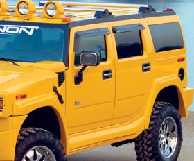 2003-2009 Hummer H2 4dr Xenon Urethane 8pc Fender Flare Kit - XEN-8790