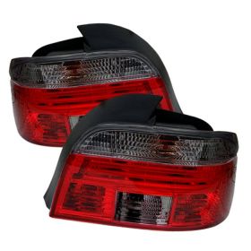 1997-2000 BMW E39 5-Series Red/Smoke Euro Style Tail Lights - ALT-CI-BE3997-RSM