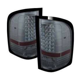 2007-2012 Chevy Silverado 1500/2500/3500 Smoke LED Tail Lights - ALT-JH-CS07-LED