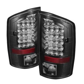 2002-2006 Dodge Ram 1500/2500/3500 Black LED Tail Lights - ALT-JH-DR02-LED-BK