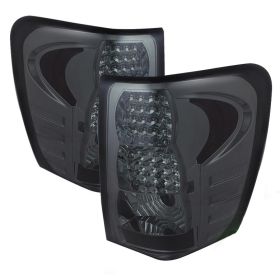 1999-2004 Jeep Grand Cherokee Smoke LED Tail Lights - ALT-JH-JGC99-LED-SM