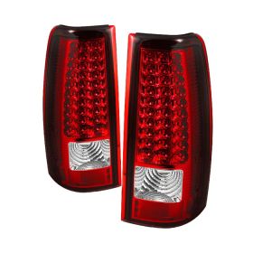 2003-2006 Chevy Silverado 1500/2500/3500 Red/Clear LED Tail Lights - ALT-ON-CS03