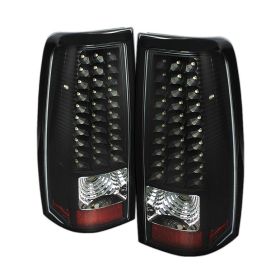 1999-2002 Chevy Silverado 1500/2500/3500 Black LED Tail Lights - ALT-ON-CS99-LED