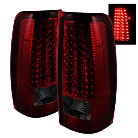 1999-2002 Chevy Silverado 1500/2500/3500 Red/Smoke LED Tail Lights - ALT-ON-CS99