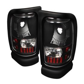 1994-2001 Dodge Ram 1500/2500/3500 Black Euro Style Tail Lights - ALT-ON-DRAM94-