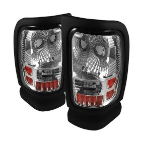 1994-2001 Dodge Ram 1500/2500/3500 Chrome Euro Style Tail Lights - ALT-ON-DRAM94