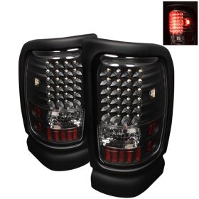 1994-2001 Dodge Ram 1500/2500/3500 Black LED Tail Lights - ALT-ON-DRAM94-LED-BK