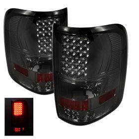 2004-2008 Ford F150 Styleside Smoke LED Tail Lights - ALT-ON-FF15004-LED-SM