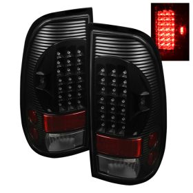 1997-2003 Ford F150 Styleside Black LED Tail Lights - ALT-ON-FF15097-LED-BK