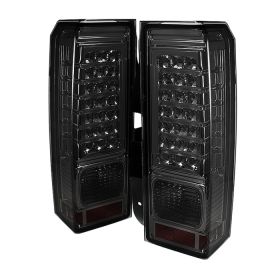 2006-2009 Hummer H3 Smoke LED Tail Lights - ALT-ON-HH306-LED-SM