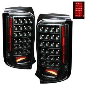 2008-2010 Scion XB Black LED Tail Lights - ALT-ON-TSXB08-LED-BK
