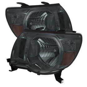 2005-2010 Toyota Tacoma Smoke Crystal Headlights - HD-JH-TT05-AM-SM