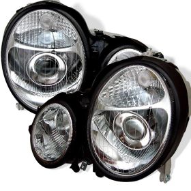 2000-2002 Mercedes Benz W210 E-Class Chrome Projector Headlights - PRO-CL-MW2109