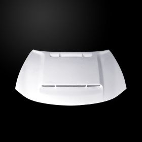 2015-2019 Dodge Charger SRT Style Fiberglass Functional Ram Air Hood - DC15AHSRTFHW