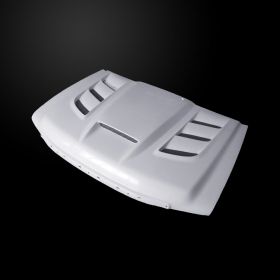 2017-2020 Ford Raptor RIP Dual-Functional Ram Air Hood Fiberglass - FRP17AHRIPFHW