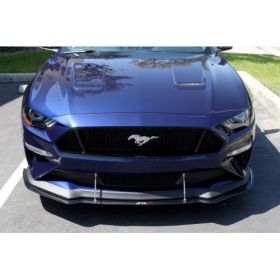 2018-2019 Ford Mustang w/Perf Pkg APR Carbon Fiber Front Splitter With Rods