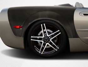 1997-2004 Chevy Corvette C5 Convertible Z06 Carbon Fiber ZR Edition Rear Fenders