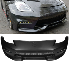 2003-2008 Nissan 350z Nismo Style Front Bumper Unpainted Polypropylene - BKP-N350Z34NS-F-PP