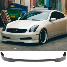 2003-2007 Infiniti G35 2DR Front Bumper Lip Type-R Poly-Urethane - BLF-IG352TR-P
