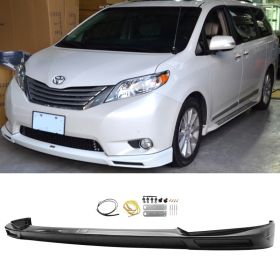 2011-2017 Toyota Sienna MP ABS Plastic Front Bumper Lip - IKN-BLF-TSN11MP-A