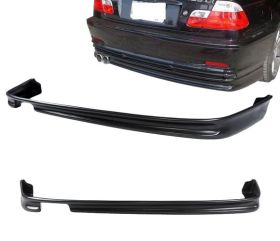 1999-2001 BMW E46 4DR Rear Bumper Lip Hamann Style Poly-Urethane - BLR-BE464-PU