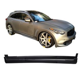 2009-2012 Infiniti FX35 50 Side Skirt Poly-Urethane - BLS-IFX3509-PU