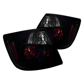 2005-2010 Scion tC Tail Lights Gloss Black - SDT-LT-TC04G2BB-TM