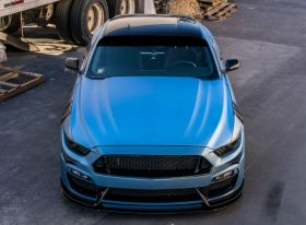 2015-2017 Ford Mustang V6/GT 3" Cowl Induction Fiberglass Heat Extractor Hood - 