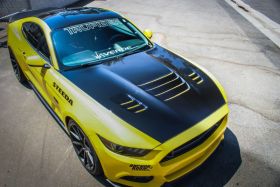 2015-2017 Ford Mustang Ecoboost/V6/GT A32 Cowl Induction Fiberglass Heat Extractor Hood