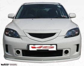 2004-2008 Mazda3 HB 5dr A Spec FRP Front Upper Grill by ViS - VIS-04MZ3HBASC-015