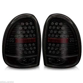 1998-2003 Dodge Durango Chrome/Clear LED Taillights - WJ20-0013-01