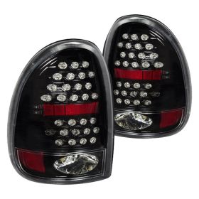 1998-2003 Dodge Durango Chrome/Smoke LED Taillights - WJ20-0013-02